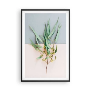 Poster în ramă neagră - Subtilitate pastelată - 61x91 cm