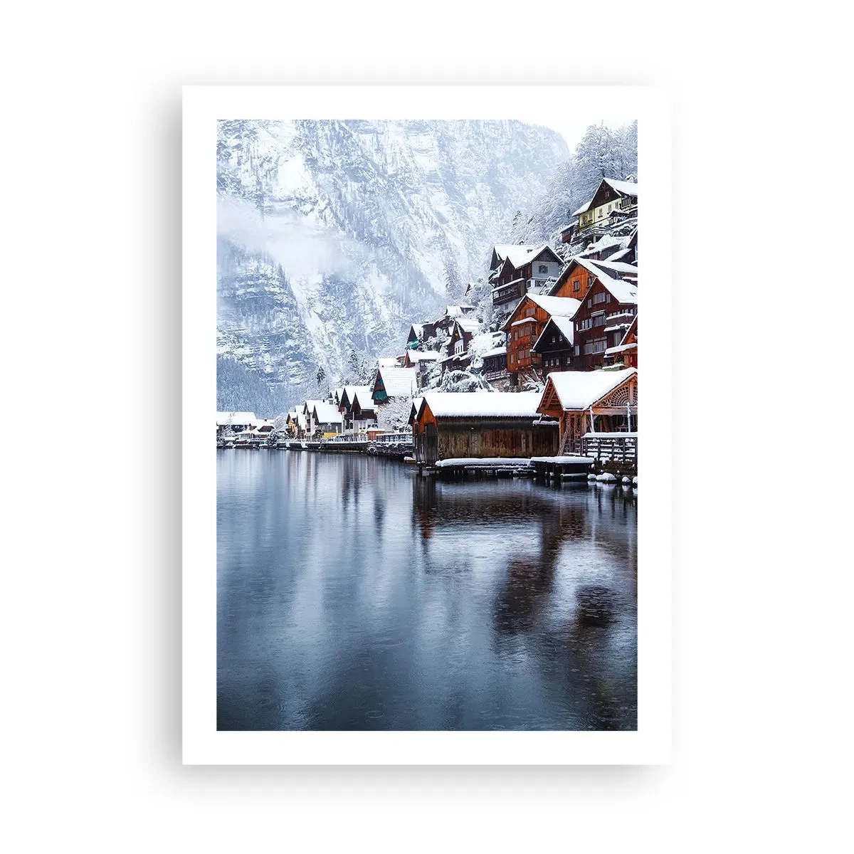 Poster - În decor de iarnă - 50x70 cm
