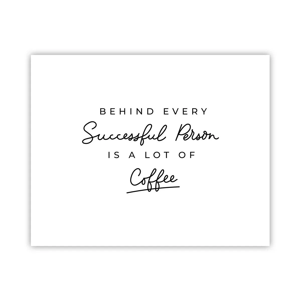 Poster - Secretul succesului - 50x40 cm