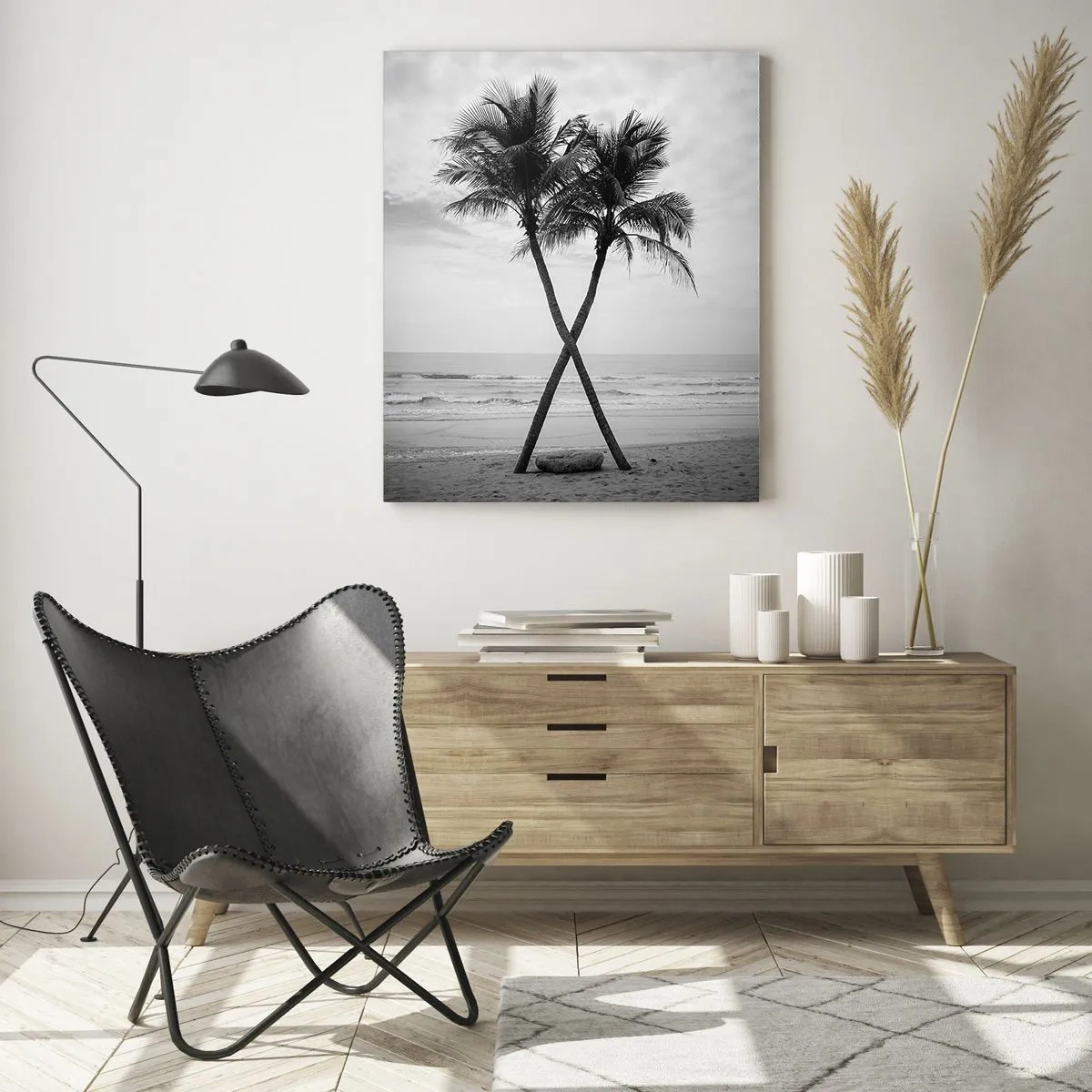 Tablou pe sticlă - Prezența sensibilă - 50x70 cm