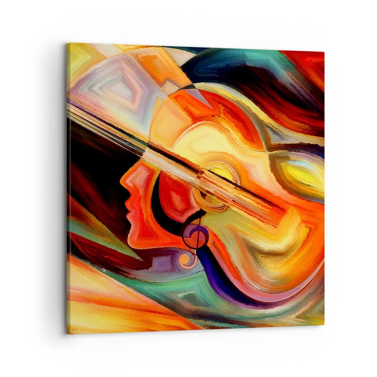 Tablou pe pânză - Și totul merge bine - 50x50 cm