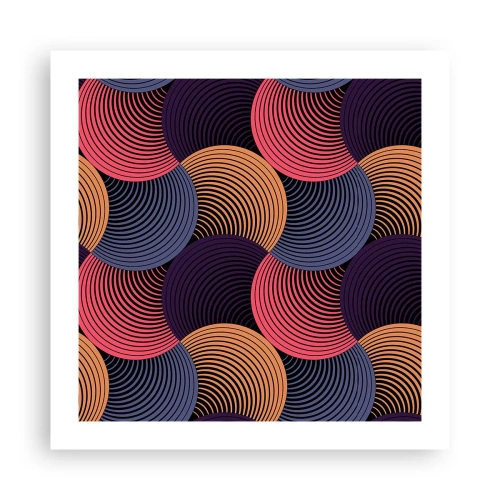 Poster - Într-un ritm de cerc - 50x50 cm