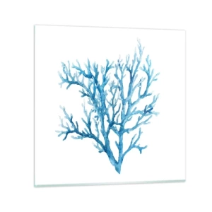 Tablou pe sticlă - Filigranul marin - 60x60 cm