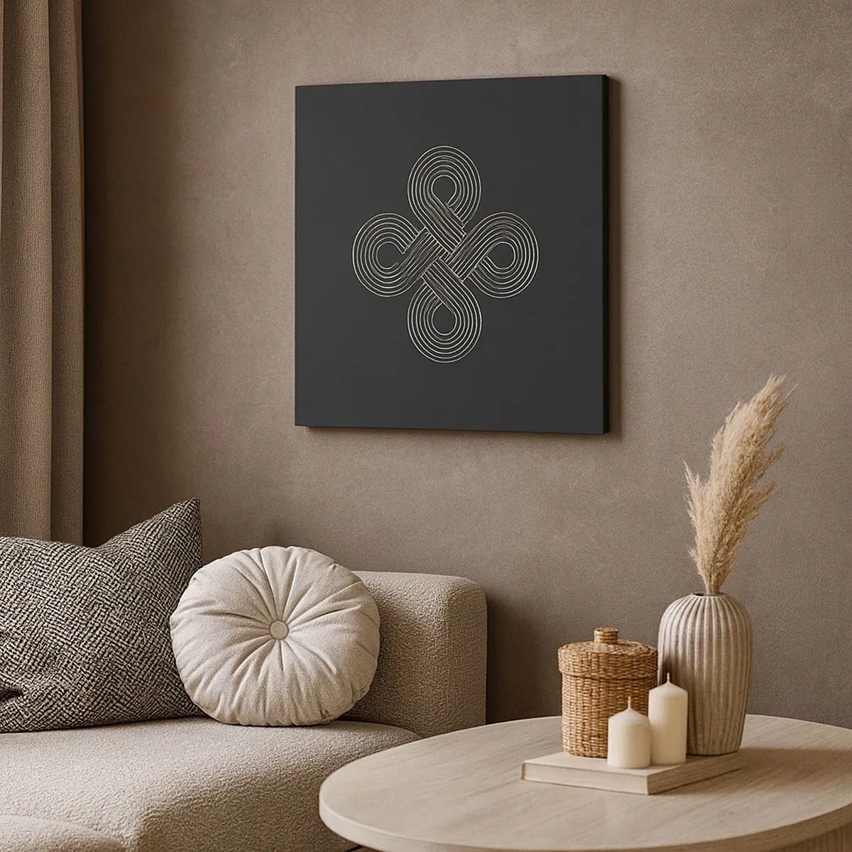Tablou pe pânză - În spirit celtic - 30x30 cm