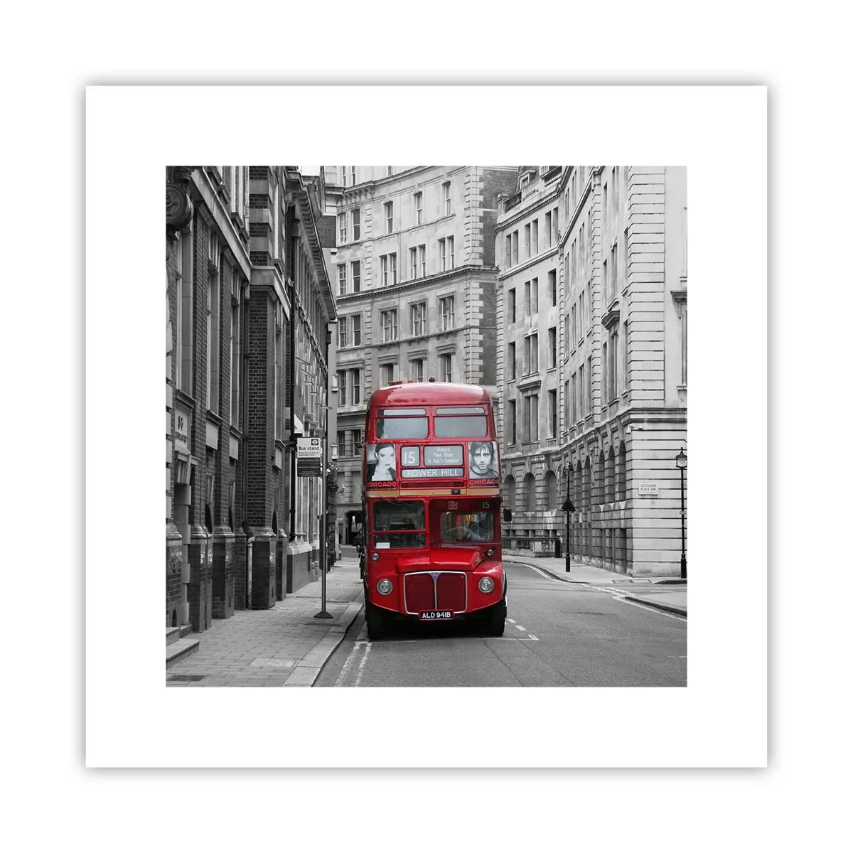 Poster - Viața de zi cu zi nu trebuie să fie gri - 30x30 cm