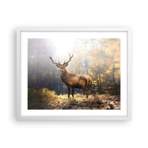 Poster în ramă albă - Măreție calmă - 50x40 cm