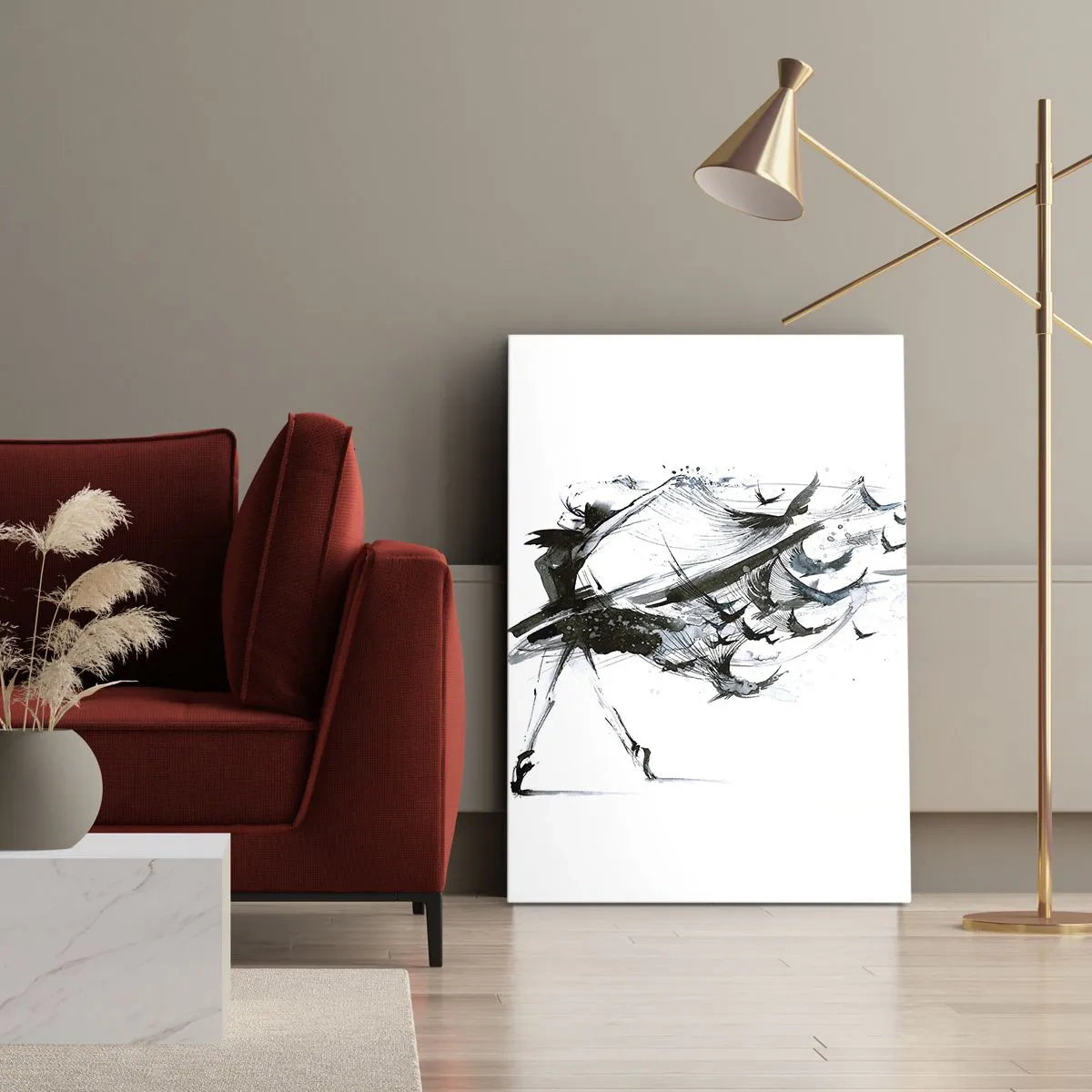 Tablou pe pânză - Magia muzicii te eliberează - 45x80 cm