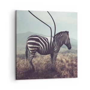 Tablou pe pânză - Atenție! Defecțiune - 60x60 cm