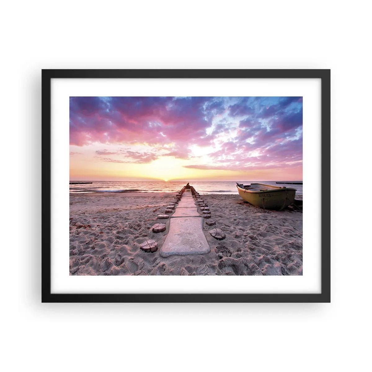 Poster în ramă neagră - Un moment de experiență profundă - 50x40 cm