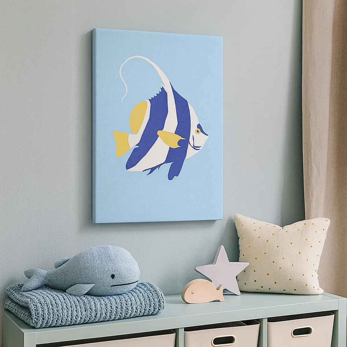 Tablou pe pânză - Frumoasa din apele tropicale - 50x70 cm