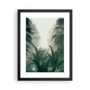 Poster în ramă neagră - Mister tropical - 30x40 cm
