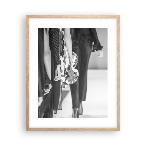 Poster în ramă de stejar deschis - Paradă elegantă - 40x50 cm