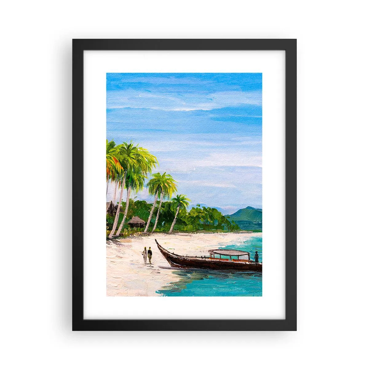 Poster în ramă neagră - Un vis exotic - 30x40 cm