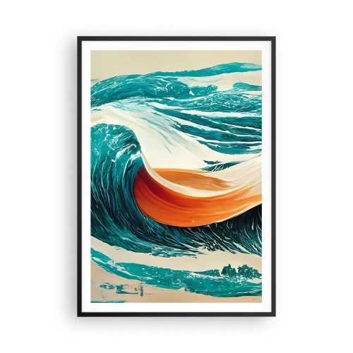 Poster în ramă neagră - Visul unui surfer - 70x100 cm