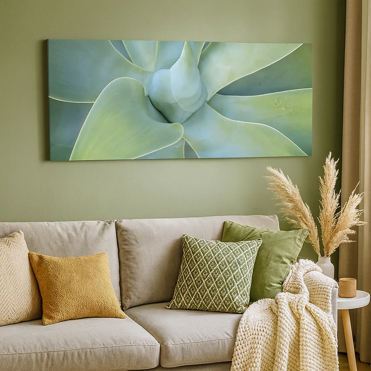 Tablou pe pânză - Nașterea verdeții - 30x30 cm