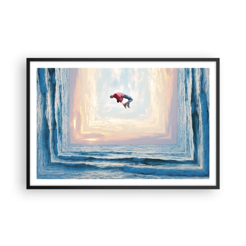 Poster în ramă neagră - Spre o altă dimensiune - 91x61 cm