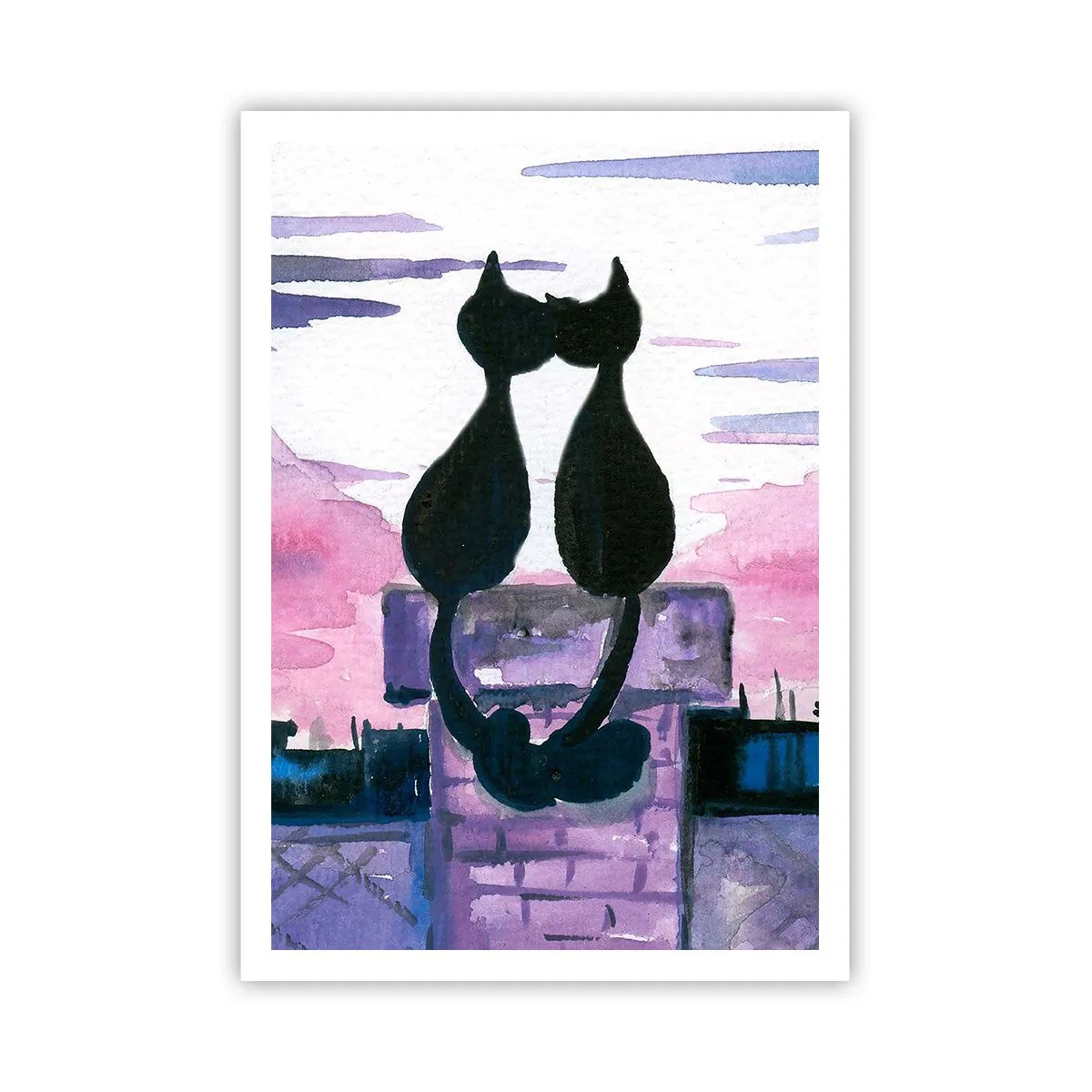 Poster - Rendez-vous sub lună - 70x100 cm