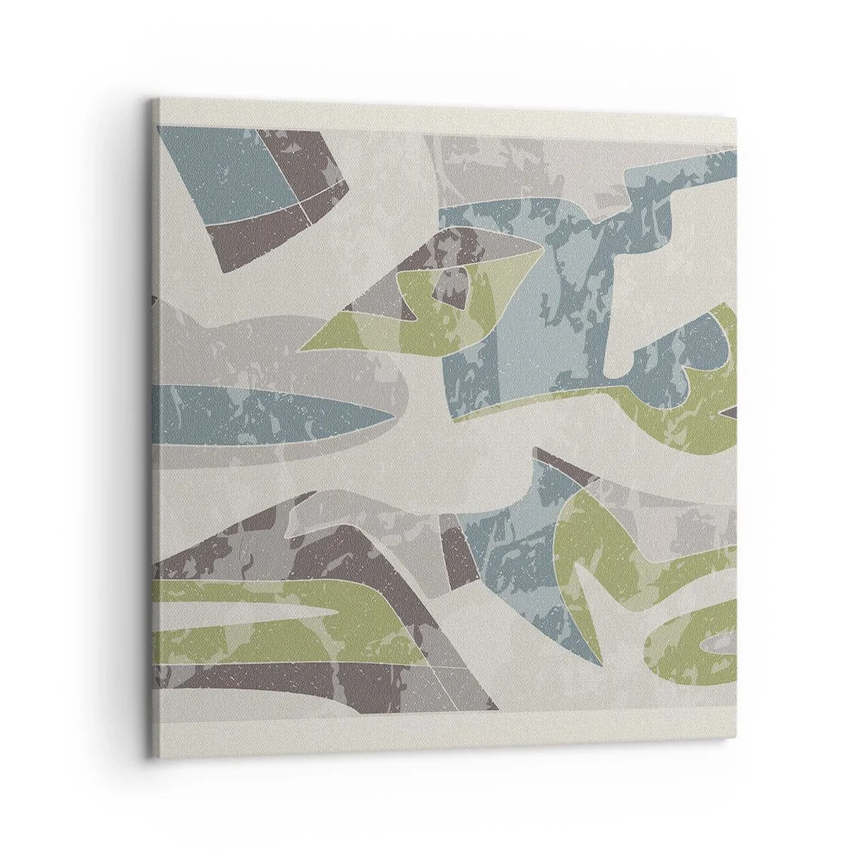 Tablou pe pânză - Compoziție din spatele geamului - 60x60 cm