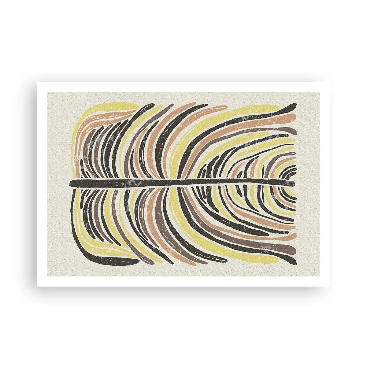 Poster - Abstracția plină de viață - 100x70 cm