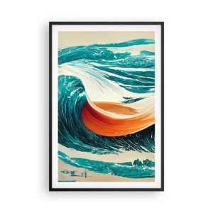 Poster în ramă neagră - Visul unui surfer - 61x91 cm