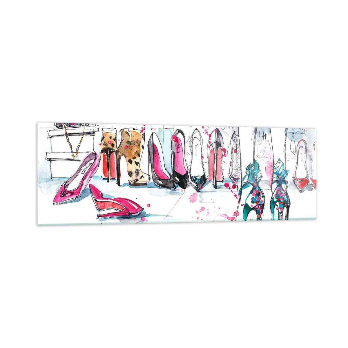 Tablou pe sticlă - Sesam, deschide-te - 160x50 cm