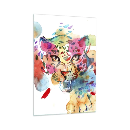 Tablou pe sticlă - Frumoasa și bestia - 70x100 cm