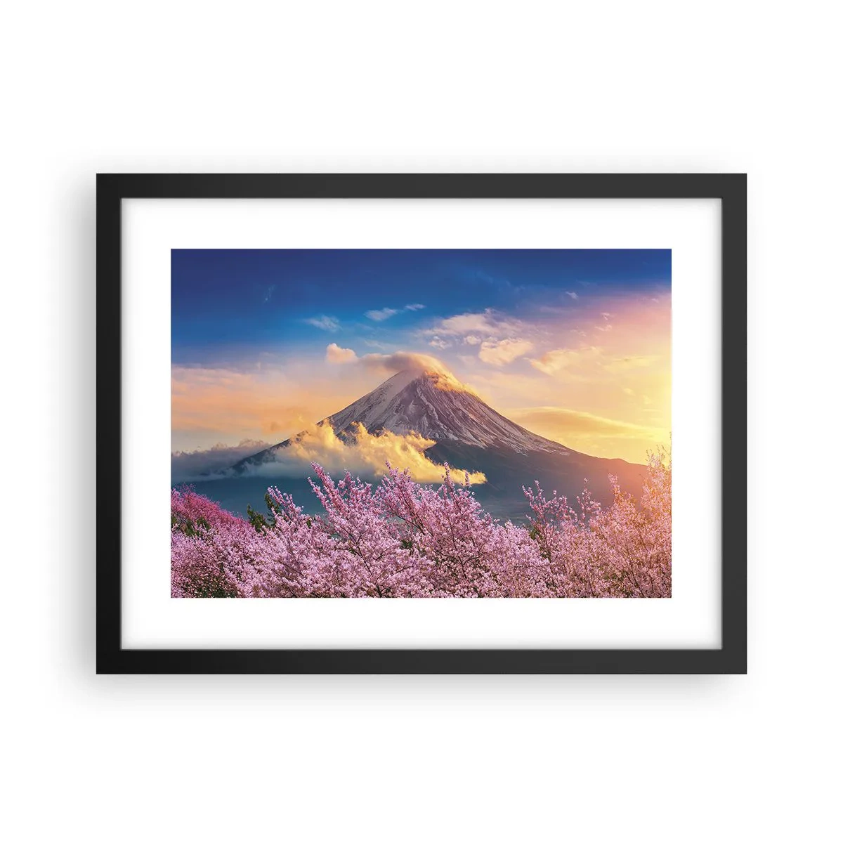 Poster în ramă neagră - Sfințenia japoneză - 40x30 cm