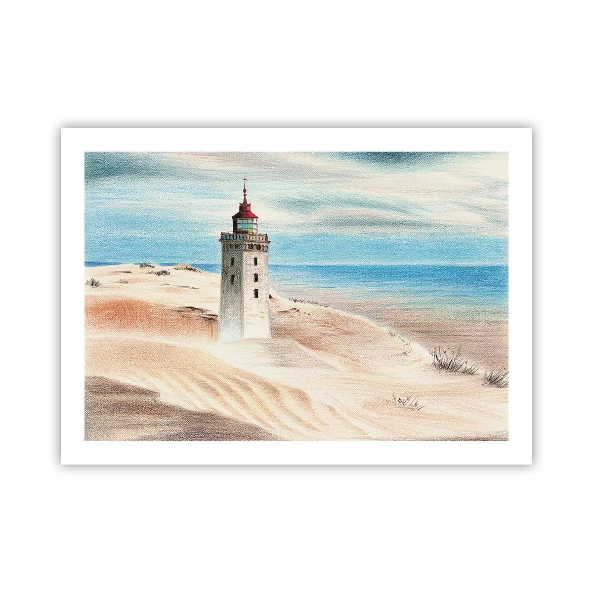 Poster - Privind mereu marea - 70x50 cm