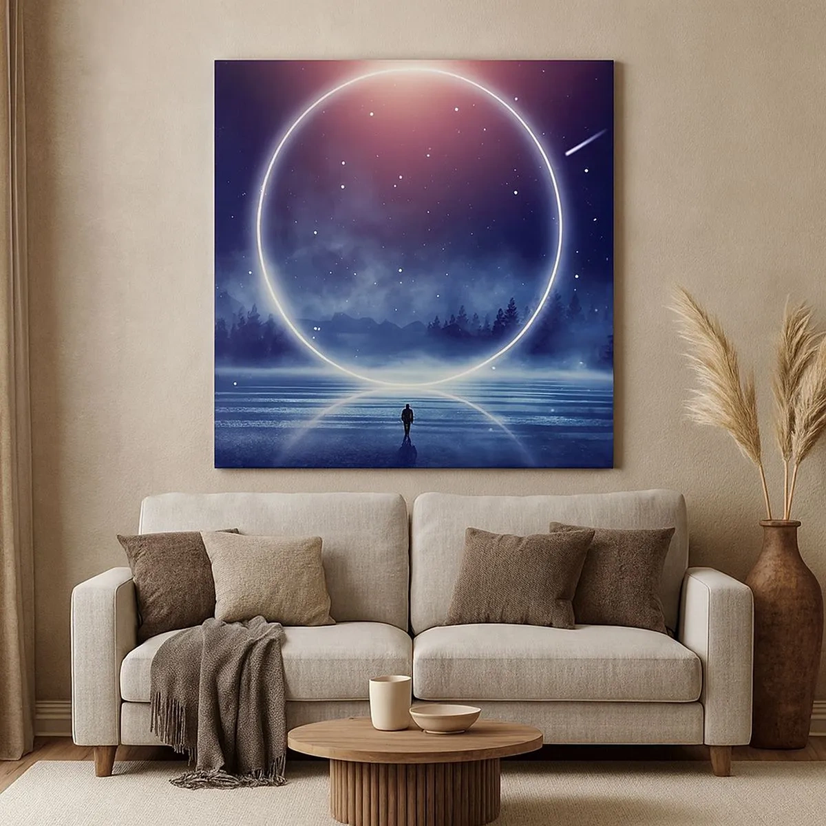 Tablou pe pânză - Ei sunt deja aici... - 30x30 cm