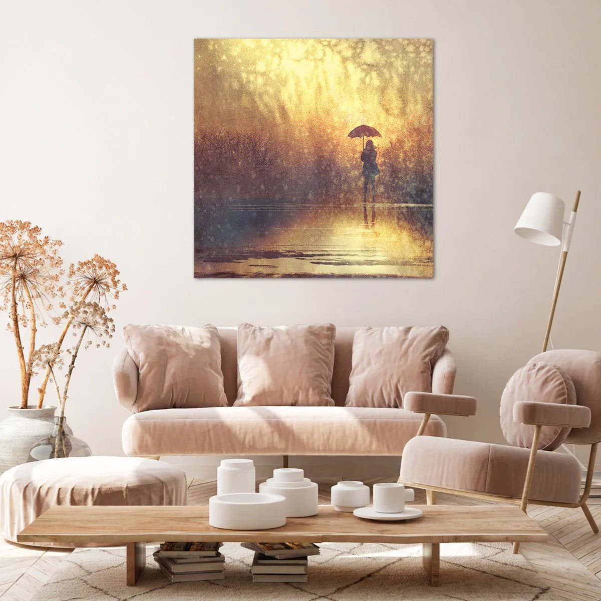 Tablou pe pânză - Simt că cineva se uită la mine - 30x30 cm