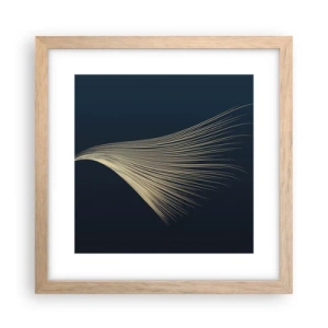 Poster în ramă de stejar deschis - Ca părul unui înger - 30x30 cm