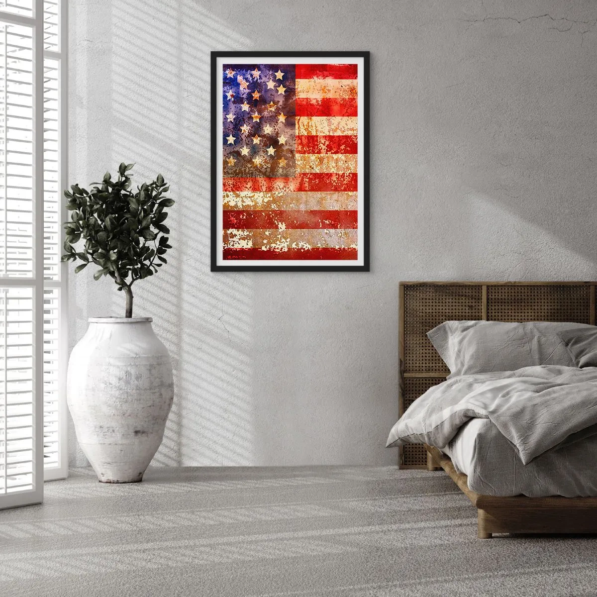 Poster în ramă neagră - Gloria nu trece - 70x100 cm