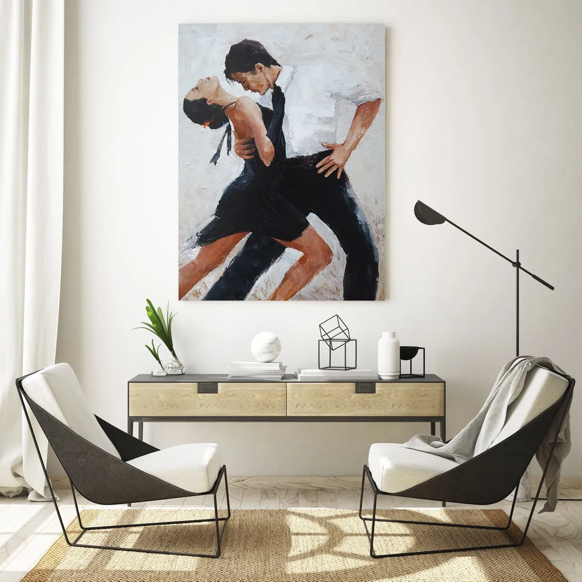 Tablou pe sticlă - Tangoul visurilor mele - 50x70 cm