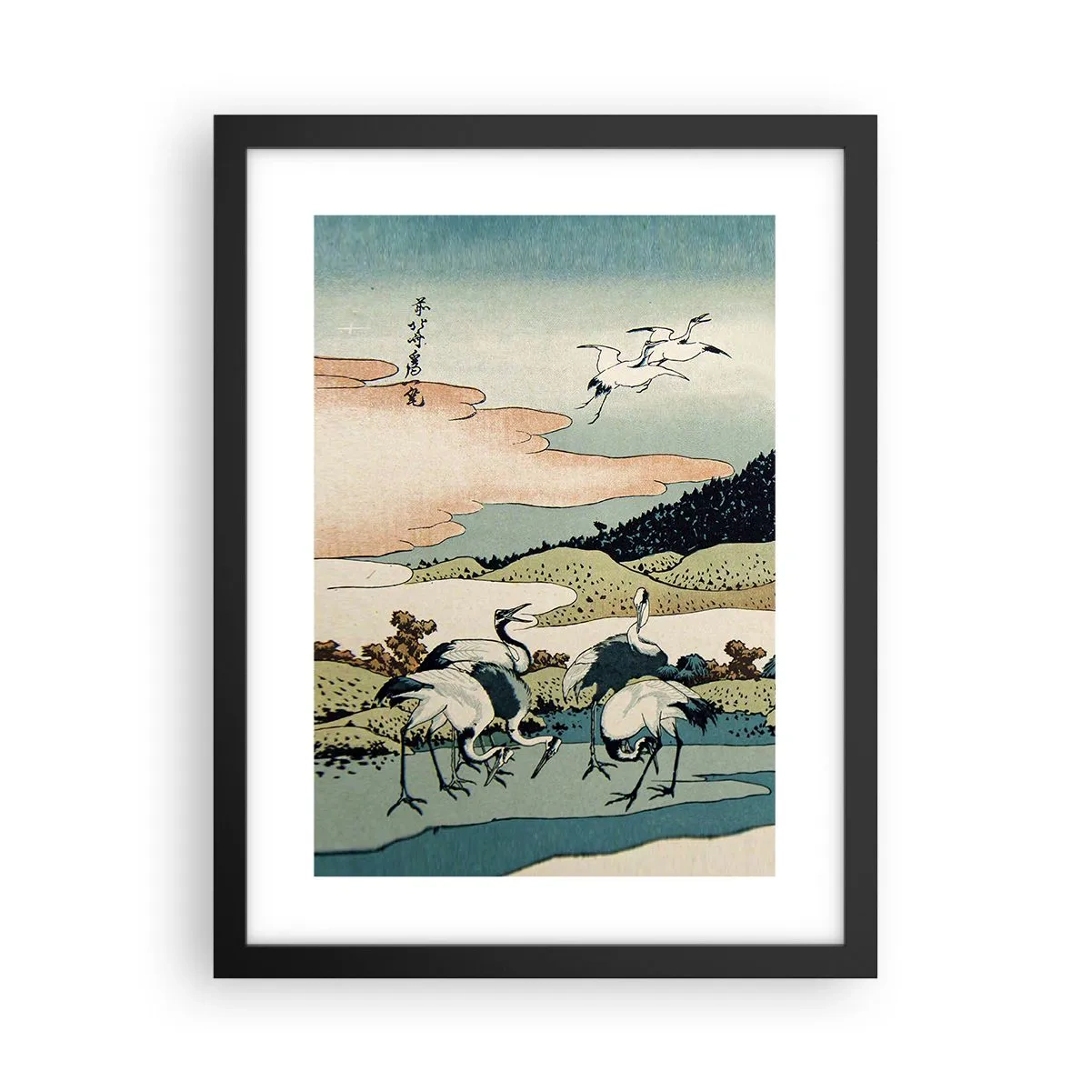 Poster în ramă neagră - În mod japonez - 30x40 cm
