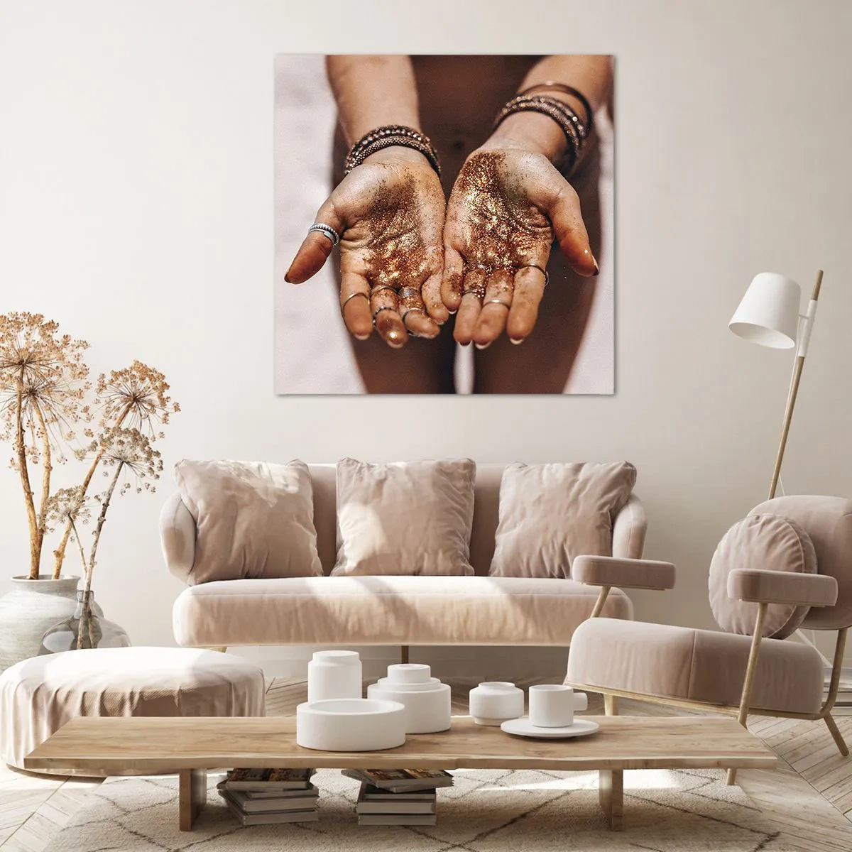 Tablou pe pânză - Un cadou pentru tine - 50x50 cm