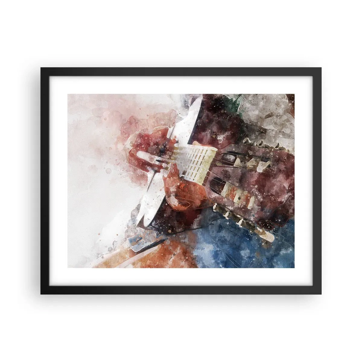 Poster în ramă neagră - Și ce părere ai? - 50x40 cm
