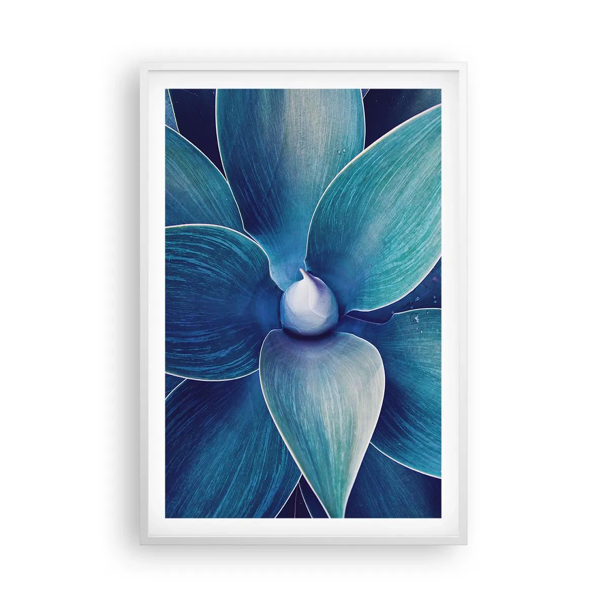 Poster în ramă albă - A furat albastrul de la cer - 61x91 cm