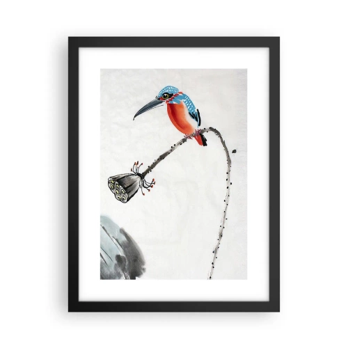 Poster în ramă neagră - Viața de pajiște - 30x40 cm