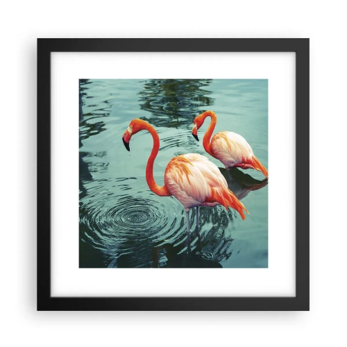 Poster în ramă neagră - Suntem bune de revistele de modă - 30x30 cm