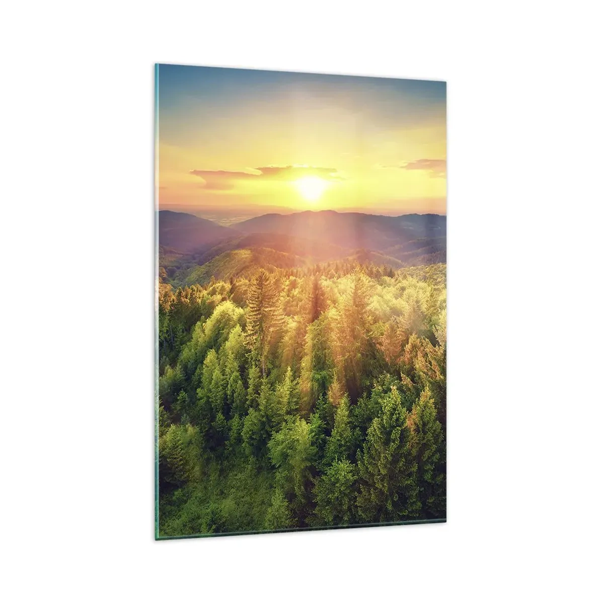 Tablou pe sticlă - Vârfuri și culmi - 80x120 cm