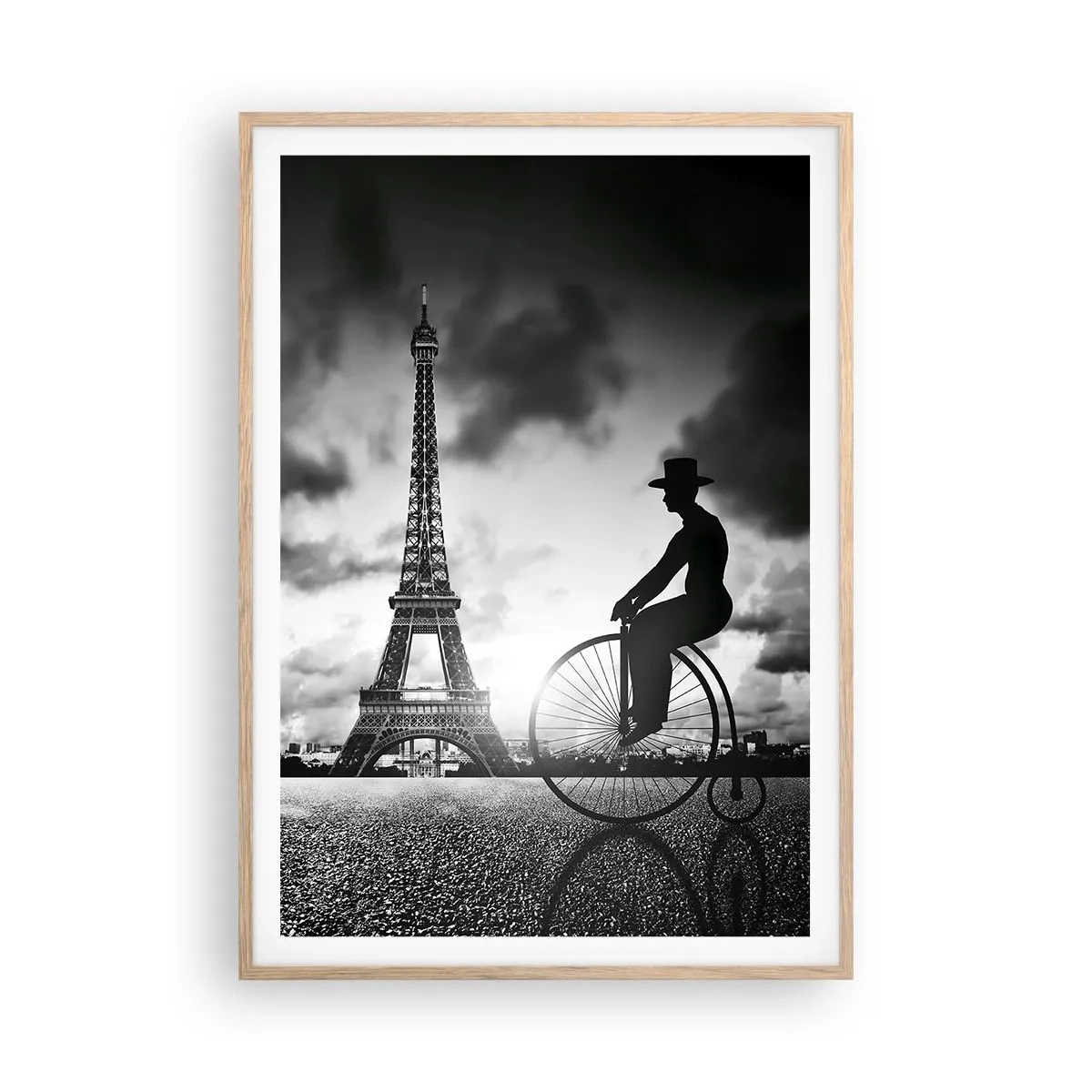 Poster în ramă de stejar deschis - Dorul de Belle Epoque - 70x100 cm