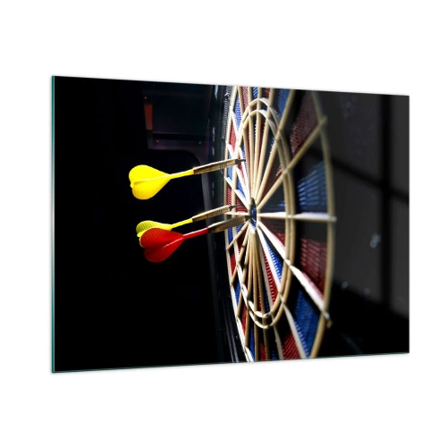 Tablou pe sticlă - Direct la subiect - 100x70 cm