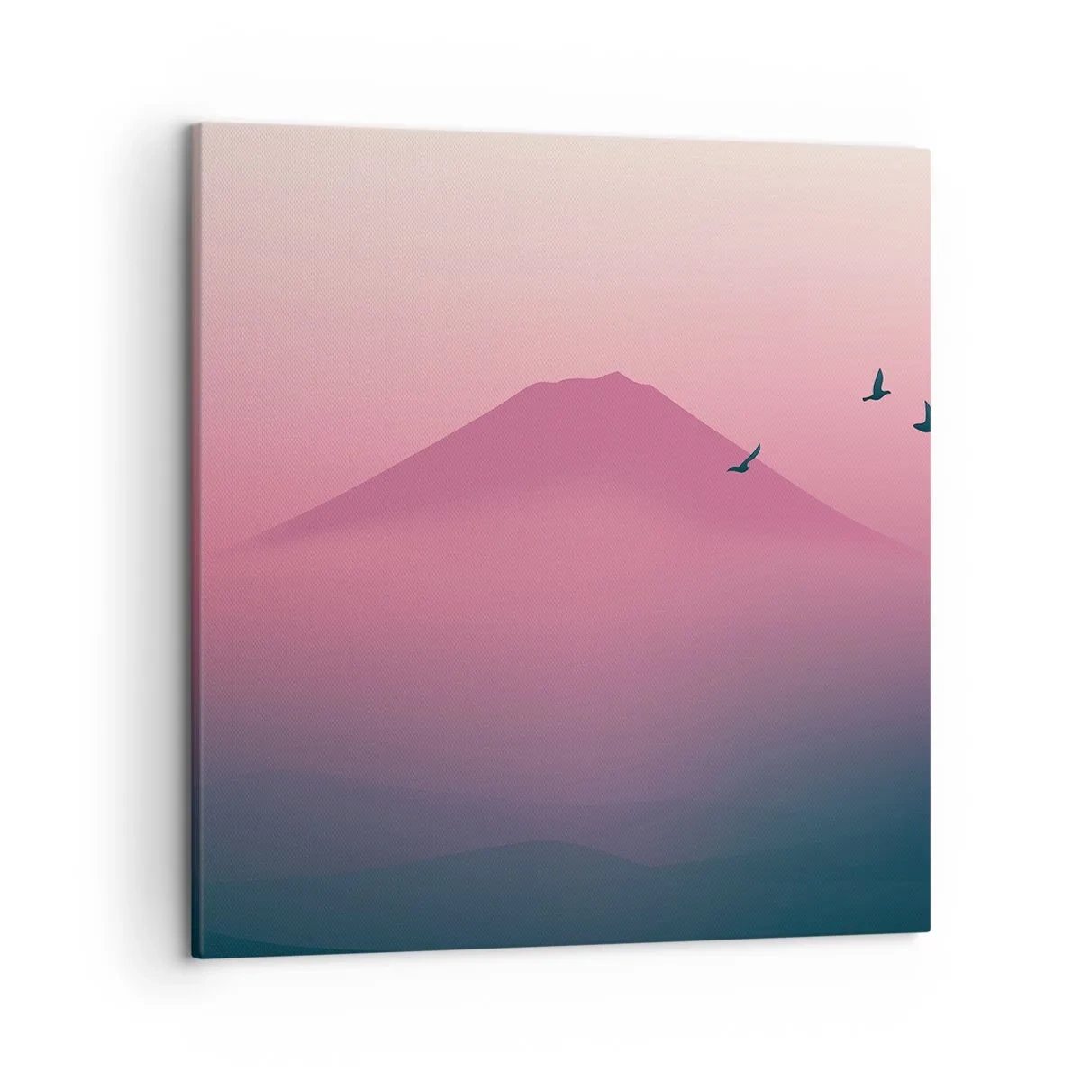 Tablou pe pânză - Călători deasupra norilor - 50x50 cm