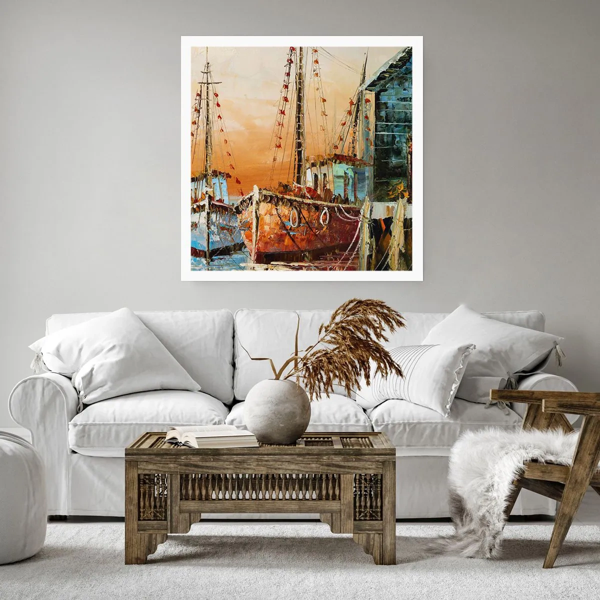 Poster - Întoarcere pașnică - 40x40 cm