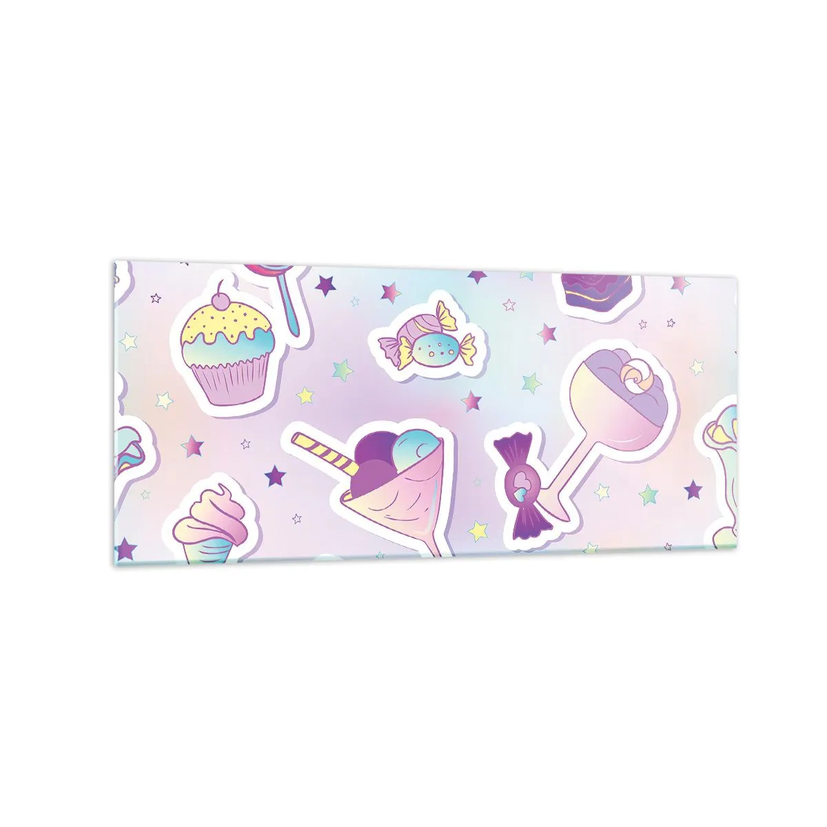 Tablou pe sticlă - Să ai o zi de naștere în fiecare zi - 120x50 cm