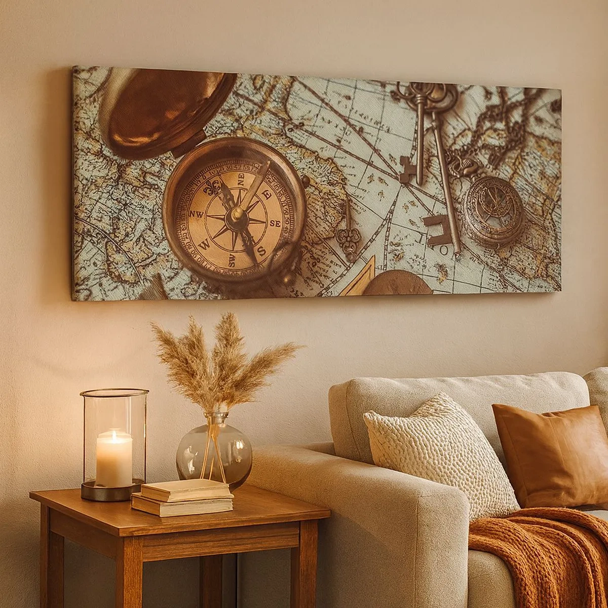 Tablou pe pânză - Pentru aventurierul din tine - 100x40 cm