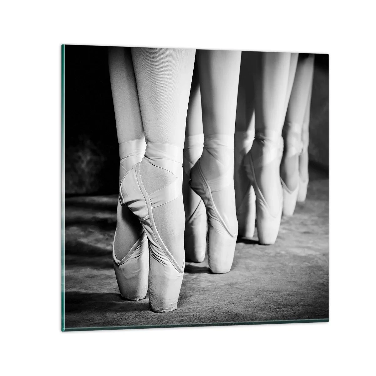 Tablou pe sticlă - Împreună, elegant - 30x30 cm