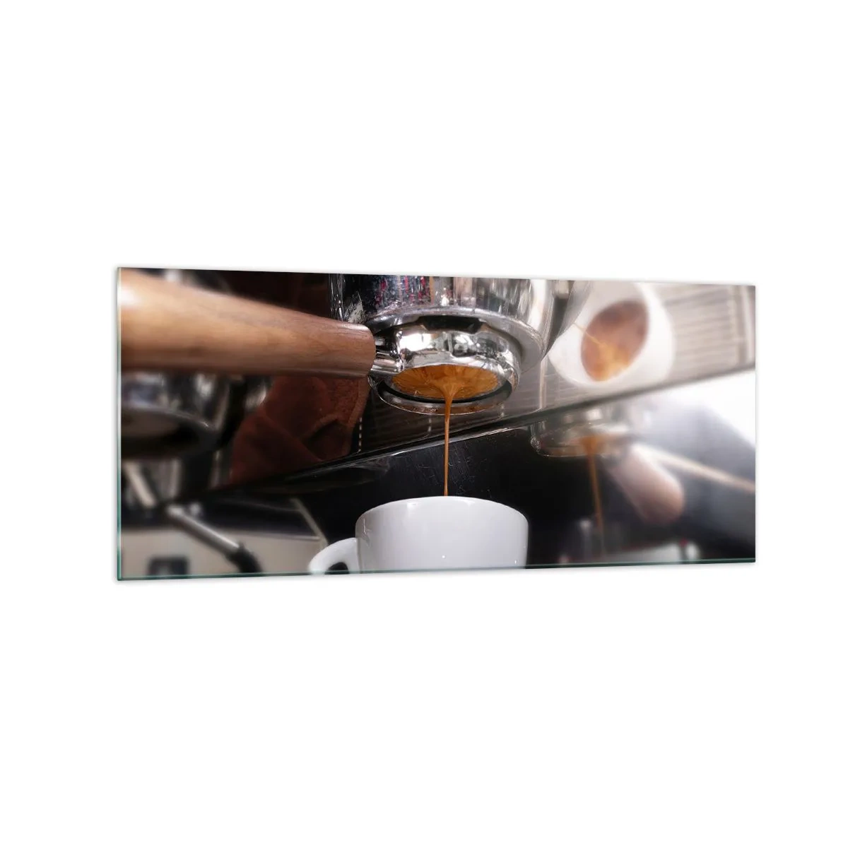 Tablou pe sticlă - Cel mai bun moment al zilei - 120x50 cm