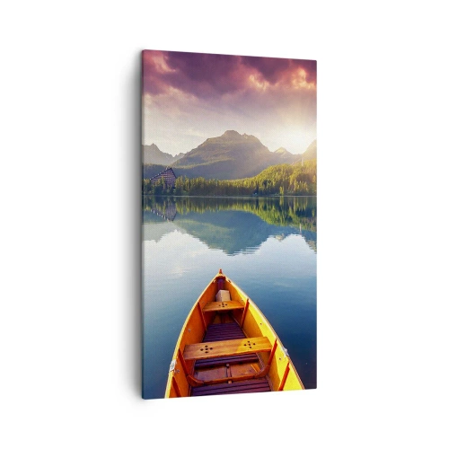 Tablou pe pânză - Nimic împotriva naturii - 45x80 cm