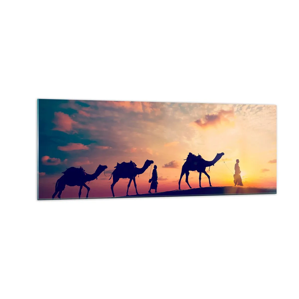 Tablou pe sticlă - Spiritul misterios al Orientului - 140x50 cm